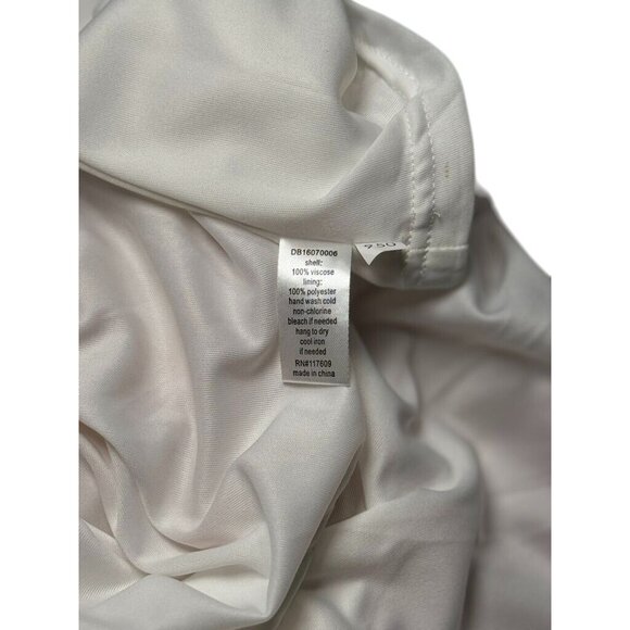 DE Collect-Inspired Cream & Rust Paisley Print Pleated Midi Skirt Size L ,With E - Picture 5 of 6